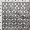 thumbnail image 3 of oneOone Georgette Viscose Black Fabric Diamond & Circles Geometric Diy Clothing Quilting Fabric Print Fabric By Yard 42 Inch Wide, 3 of 4