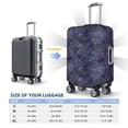 thumbnail image 6 of Lsque Watercolor Indigo Printed Luggage Cover, Travel Luggage Protector,Scratch and Dirt Resistant, Fits 18-32 Inch Luggage - Large, 6 of 9