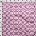 thumbnail image 4 of oneOone Cotton Jersey Fuschia Pink Fabric Ikat Fabric For Sewing Printed Craft Fabric By The Yard 58 Inch Wide, 4 of 6