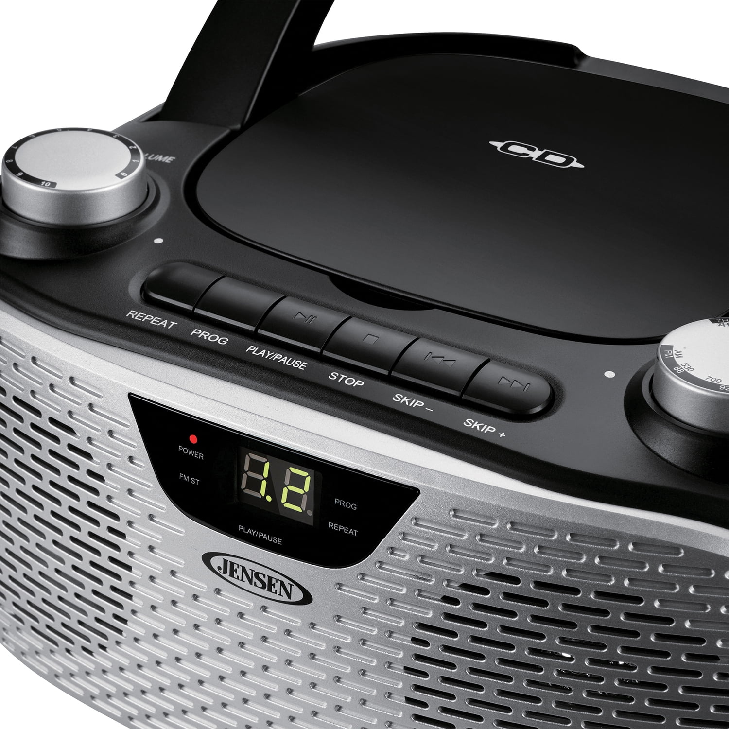 JENSEN CD-485 Portable Stereo CD Player with AM/FM Radio