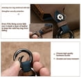 thumbnail image 2 of Leather Car Key Case Cover Bag For Ford For Mustang For Fusion For MKX 5 Buttons, 2 of 11