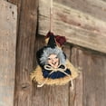 thumbnail image 3 of Waroomhouse Scary Witch Decor Witch Pendant Witch Broom Pendant Creepy Halloween Decoration for Haunted House Door Window, 3 of 8