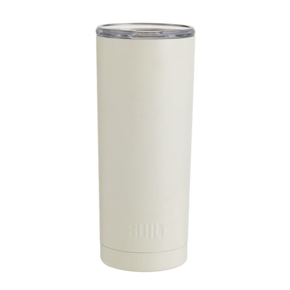 Built 20-Ounce Double-Wall Stainless Steel Tumbler in Matte Crisp White
