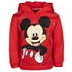 thumbnail image 2 of Sudadera con capucha Disney Mickey Mouse roja para niños pequeños 4T, 2 of 7