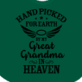 thumbnail image 4 of Inktastic Handpicked for Earth by My Great Grandma in Heaven Boys or Girls Baby Bib, 4 of 4