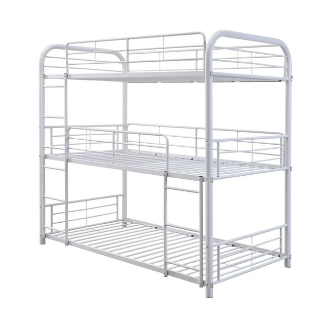 ACME Cairo Triple Bunk Bed - Full in White