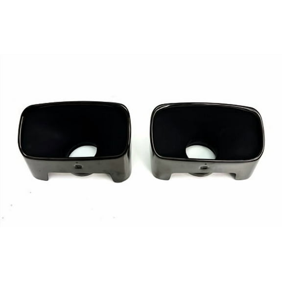 Challenger 2015-2023 Exhaust Tail Pipe Tip Black 304 Stainless Left and Right  Wesdon Exhaust Tips