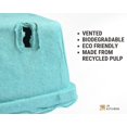 thumbnail image 4 of JA Kitchens QUART Green Molded Pulp Fiber Berry/Produce Vented Basket (20 Pieces), 4 of 4