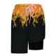 thumbnail image 4 of Pantalones Cortos para Hombre Cintura Elástica con Bolsillos, Forro de Impresión de Moda Casual para la Playa, Al Aire Libre Y el Uso Diario, 4 of 6