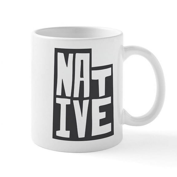 CafePress - Utah Native - 11 oz Ceramic Mug - Novelty Coffee Tea Cup