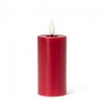 thumbnail image 1 of Ensemble de 12 Bougies Piliers à DEL Rouges, 1 of 3