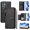 YB01, variant on Zipper Wallet Phone Case for Samsung Galaxy M15 5G/F15 5G,PU Leather Flip Cover with 7 Card Slots,Magnetic Closure, Kickstand, Wrist Strap, Compatible Shockproof Case.C02
