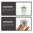 thumbnail image 4 of 1Set Tea Infuser Tea Leaves Strainer Stainless Steel Tea Filter for Loose Tea Silver, 4 of 9