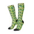 thumbnail image 2 of Balery Cartoon Koala Bear and Leaf Printed Novelty Socks Men's Women's Crew Socks Sports Socks Knee High Socks Cotton Socks Quirky and Cool Socks, 2 of 9