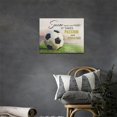 thumbnail image 4 of Soccer Inspirational Wall Art Soccer Boys Room Pictures Wall Decor Motivational Sports Theme Canvas Print Painting Framed Modern Home Artwork For Dormitory Bedroom Office 16"x12", 4 of 6