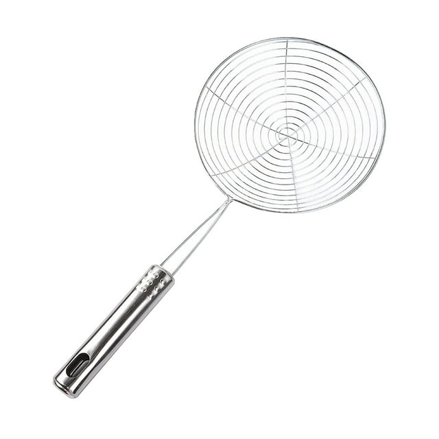 QIDESHIP Stainless Steel Noodle Strainer Mesh Whb230718507, Size 16, Stainless Steel Filter Screen, 1 Strainer, Stainless Strainer for Cooking and Frying Kitchen Utensils Wire Strainer Pasta