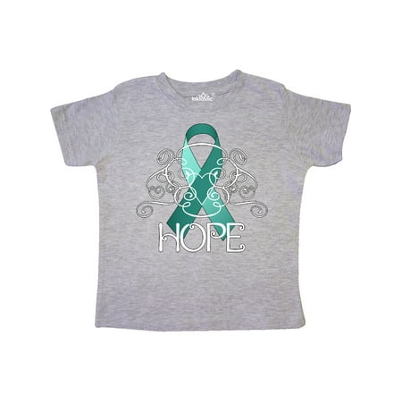 

Inktastic Hope-Ovarian Cancer Awareness Gift Toddler Boy or Toddler Girl T-Shirt