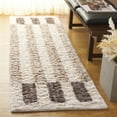 thumbnail image 2 of SAFAVIEH Vermont Jannine Striped Runner Rug, Ivory/Grey, 2'3" x 8', 2 of 10