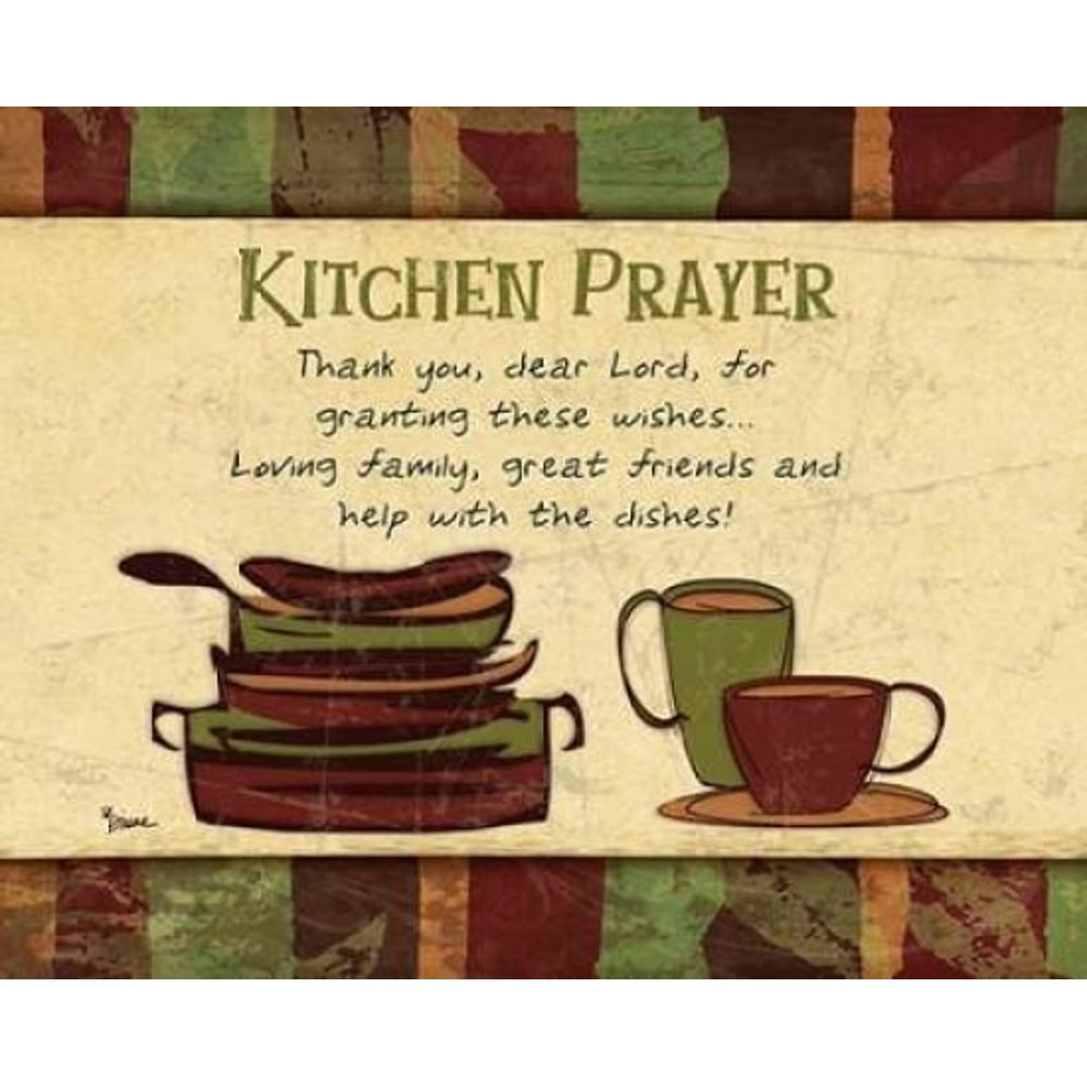 Kitchen Prayer Spice Poster Print by Diane Stimson