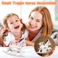 thumbnail image 1 of Doll House Mini Furniture Small Wooden Horse Decoration Shooting Props, 1 of 8