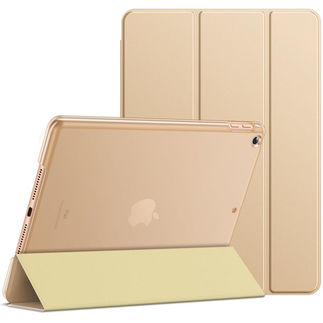 Funda JeTech para iPad de 9,7 pulgadas, modelo 2018/2017, Smart Cover, color beige