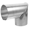 thumbnail image 4 of FOMIYES 90 Degree Stainless Steel Chimney Flue Exhaust for Home Kitchen with Flame Retardant Coating Silver, 4 of 8