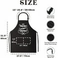 thumbnail image 6 of Funny Aprons for Women Men, Novelty Kitchen Cooking Apron with 2 Pockets, Cute Baking Apron for Bakers, Birthday Housewarming Gift for Wife Mom Daughter Sister Aunt Grandma, 6 of 6