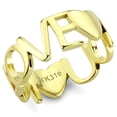 thumbnail image 1 of Bague en Acier Inoxydable avec Pierre pour Femmes, Style Pierre Sans Pierre, Taille 8, 1 of 5