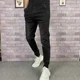 thumbnail image 2 of Pantalones vaqueros negros para hombre, pantalones vaqueros elásticos elásticos para hombre, tendencia harén Harajuku 2024, estilo coreano, nuevos, de alta calidad, tallas XS, sueltos, 2 of 5