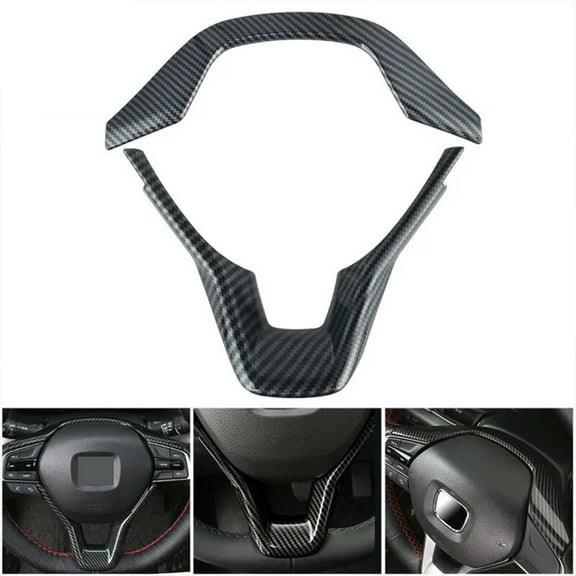 Carbon Steering Wheel Frame Cover Trim Accessories for Honda for Accord 18-2022