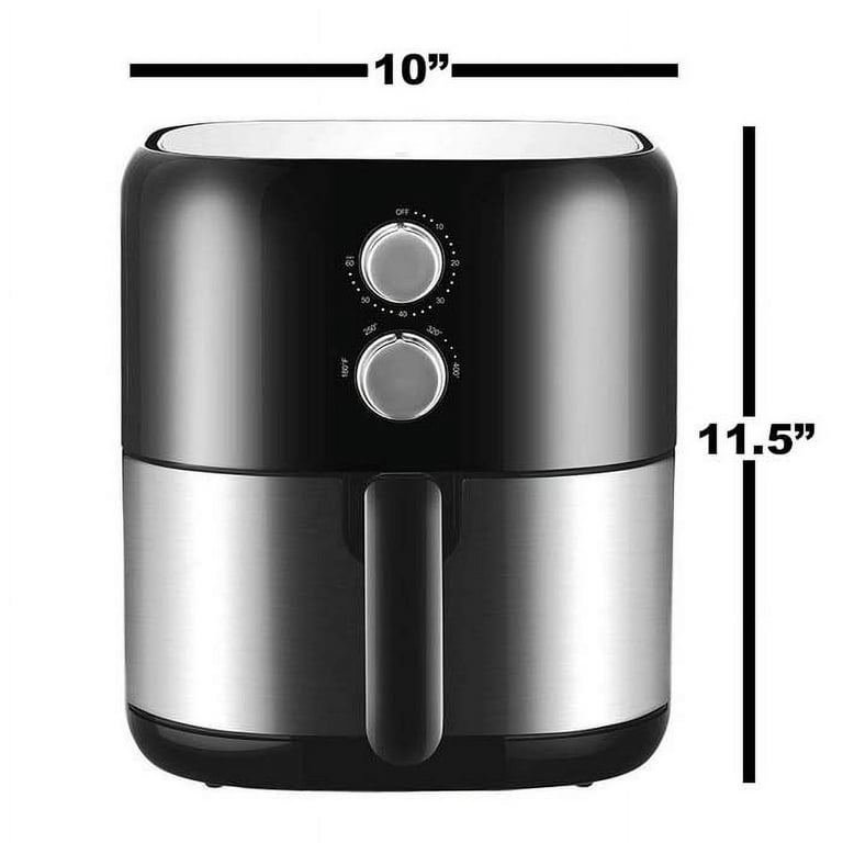 Gourmet Edge 3.5-Quart Air Fryer in Black