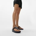 thumbnail image 4 of Fitflop Women's Lulu Leather Toe-Post Wedge Thong Sandals, 4 of 7