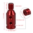 thumbnail image 2 of Unique Bargains M12 x 1.25 Car Auto Universal Black Gear Shift Knob Adapter for Non Threaded Shifter, 2 of 7