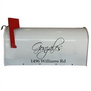 VWAQ Personalized Mailbox Street Address Decal Set