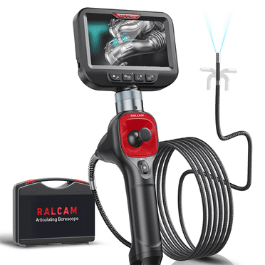 Ralcam Articulating Borescope 4-Way 360° Industrial Endoscope Camera Semi Rigid