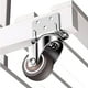 thumbnail image 3 of Juego de 4 ruedas giratorias de 50 mm, ruedas para muebles de 100 kg, rueda para muebles tipo L con freno de rotación 360, para interiores y exteriores (2 ruedas con freno, 3 of 5