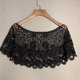 thumbnail image 1 of Flower Hollow Out Shawl Elegant Solid Color Breathable Wrap Casual Cape Decorative Shawl For Party Prom Wedding Bridal Shawls Wraps, 1 of 5