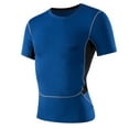 thumbnail image 1 of pstuiky camisetas para hombre, Camisas deportivas de manga corta con cuello redondo y secado rápido para hombre ropa de hombre l, 1 of 3