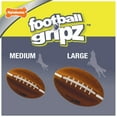 thumbnail image 5 of Nylabone Power Play Dog Football Gripz, Dog Play Toy, Medium, 5 of 13