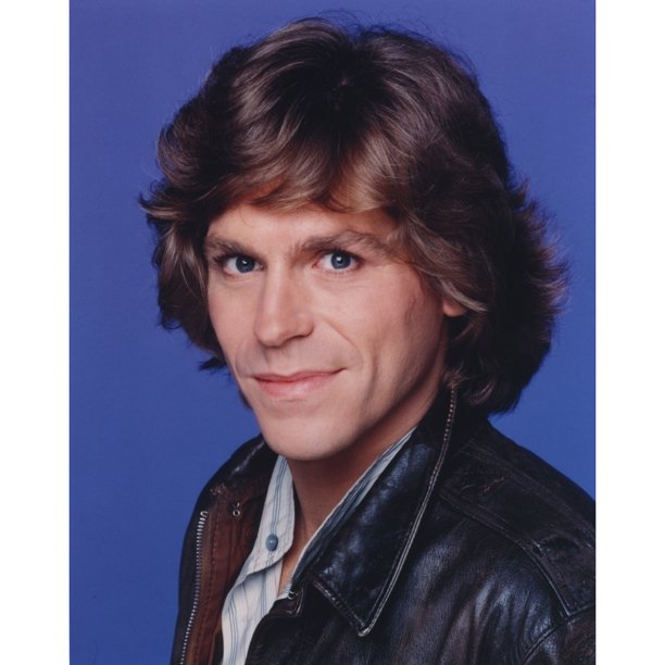 Jeff Conaway Portrait in Blue Background Photo Print - Item