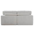thumbnail image 5 of Double Chaise Lounge Chair Indoor,Oversized Upholstered Sleeper Cloud Couch,Deep Seat Luxury Sofa Bed,Sectional Sofa Chaise Love-Seat,Corduroy Reading Chair for Living Room,No Assembly Require(White), 5 of 12