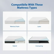 eChamp Electric Adjustable Bed Frame Base with Massage,Remote Controller,No Mattress, Twin Size