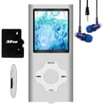 thumbnail image 1 of Reproductor de MP3/MP4, Hotechs Reproductor de Música MP3 con Tarjeta de Memoria de 32GB, Pantalla Digital LCD Clásica Slim de 1,82'', Puerto Mini USB con Radio FM y Grabadora de Voz Levamdar 1,8 pulgadas, 1 of 1