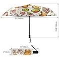 thumbnail image 3 of Cute Bear with Sweet and Dessert Compact Sun Umbrella Windproof Travel Umbrellas for Rain Strong Portable UV Protection, 3 of 8