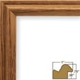 thumbnail image 3 of Craig Frames Wiltshire 130, 5x7 inch Picture Frame, Traditional Light Brown Hardwood, 3 of 5