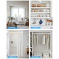 thumbnail image 2 of QINGYUN 1Pcs Shower Curtain Rod 45 to 75 Inch White Shower Curtain Rod No Drilling Adjustable Tension Curtain Rod for Windows Pressure Spring Curtain Rod for Doorway,Kitchen, 2 of 7