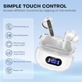 thumbnail image 3 of Auriculares inalámbricos BYDTOOPCBD P1 PRO Bluetooth 5.3 IPX7 30H, 3 of 7