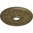 thumbnail image 3 of Ekena Millwork 16 1/2"OD x 3 5/8"ID x 1 1/8"P Apollo Ceiling Medallion (Fits Canopies up to 5 5/8"), Hand-Painted Mississippi Mud, 3 of 6