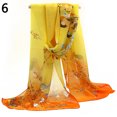 thumbnail image 2 of Windfall Fashion Women Long Chiffon Stole Scrawl Flower Printed Soft Sun Block Scarf, 2 of 7