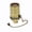 Antique Brass, variant on B&P Lamp® Heavy Turned Brass Socket With Antique Bronze Finish, On/Off Pull Chain Function
